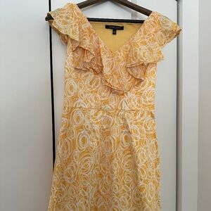 CYNTHIA STEFFE Sleeveless Summer Yellow Dress | Size: 4